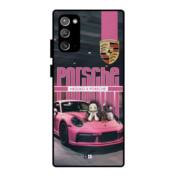 Bubble Race Car Metal Back Case for Galaxy Note 20