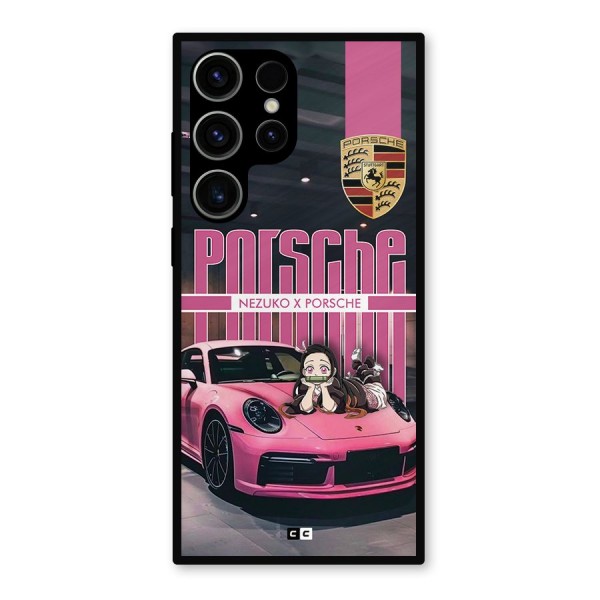 Bubble Race Car Metal Back Case for Galaxy S23 Ultra