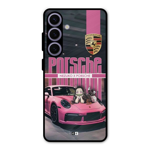 Bubble Race Car Metal Back Case for Galaxy S24