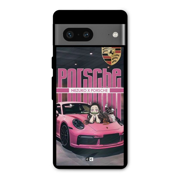 Bubble Race Car Metal Back Case for Google Pixel 7