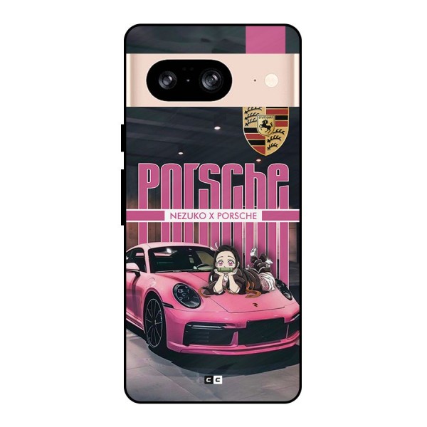 Bubble Race Car Metal Back Case for Google Pixel 8