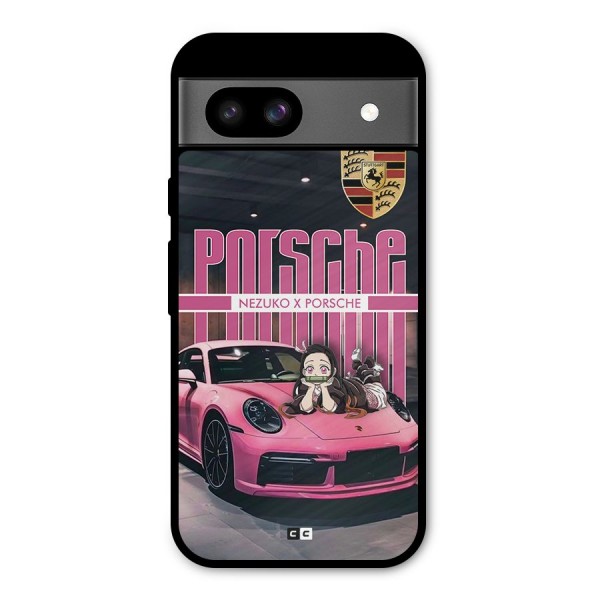 Bubble Race Car Metal Back Case for Google Pixel 8a