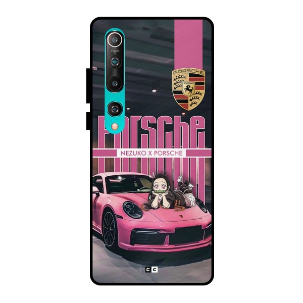 Bubble Race Car Metal Back Case for Mi 10