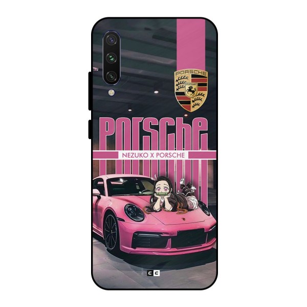 Bubble Race Car Metal Back Case for Mi A3