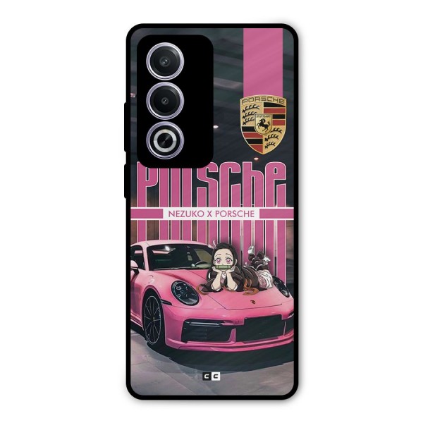 Bubble Race Car Metal Back Case for Oppo A3 Pro