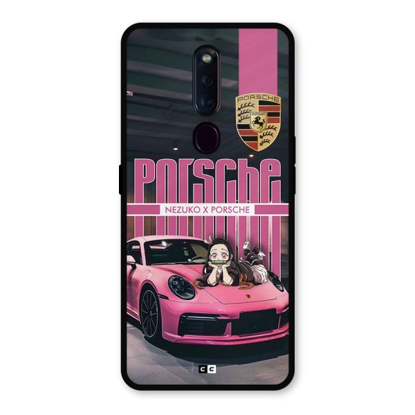 Bubble Race Car Metal Back Case for Oppo F11 Pro