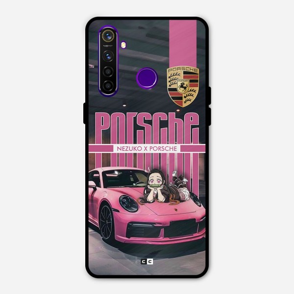 Bubble Race Car Metal Back Case for Realme 5 Pro