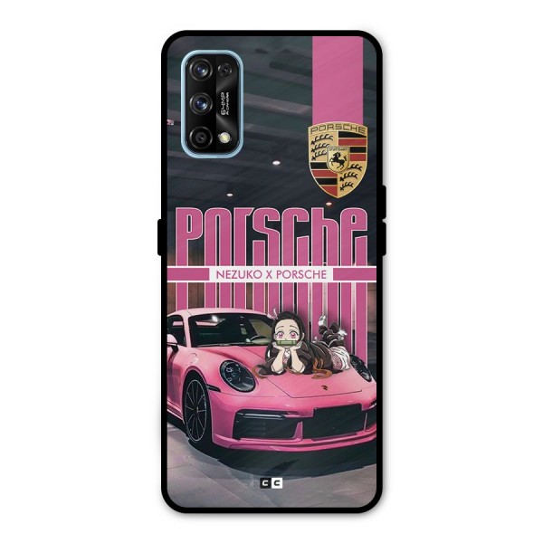 Bubble Race Car Metal Back Case for Realme 7 Pro