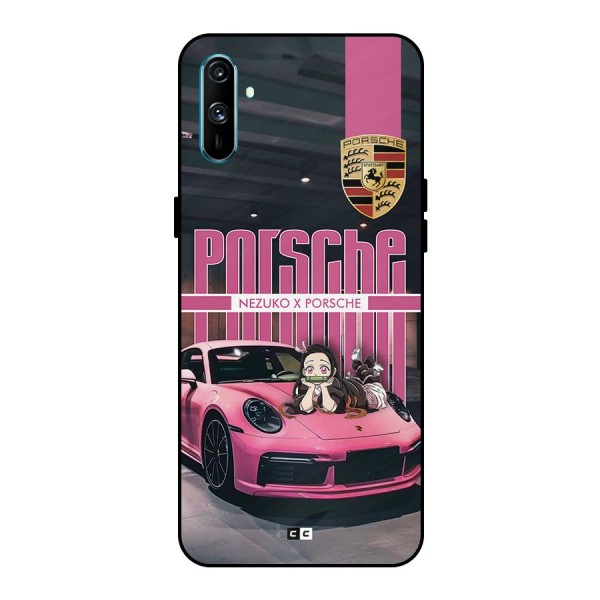 Bubble Race Car Metal Back Case for Realme C3