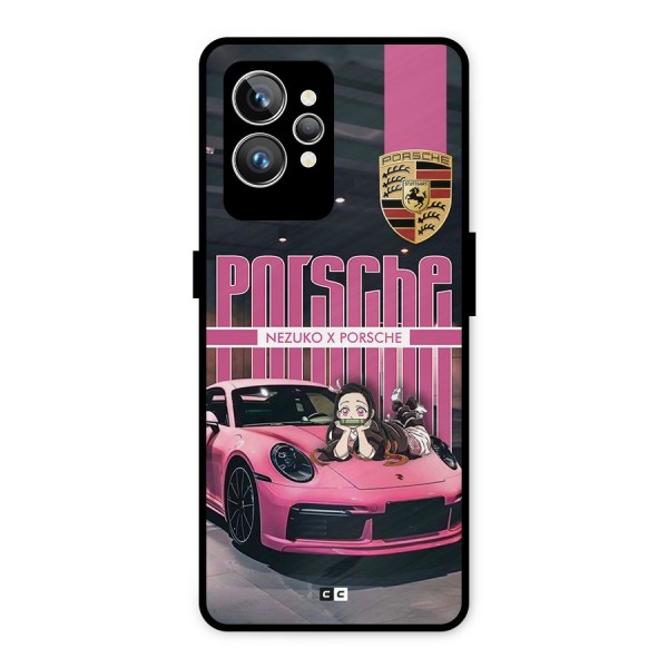 Bubble Race Car Metal Back Case for Realme GT2 Pro