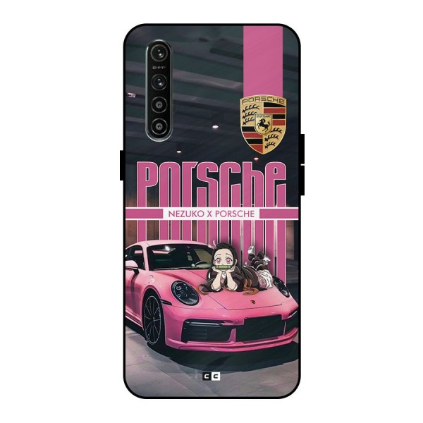 Bubble Race Car Metal Back Case for Realme XT