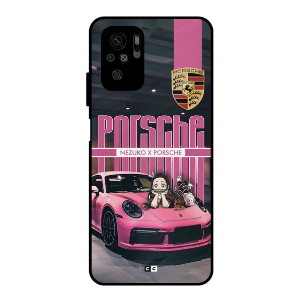 Bubble Race Car Metal Back Case for Redmi Note 10