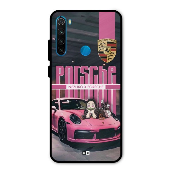 Bubble Race Car Metal Back Case for Redmi Note 8