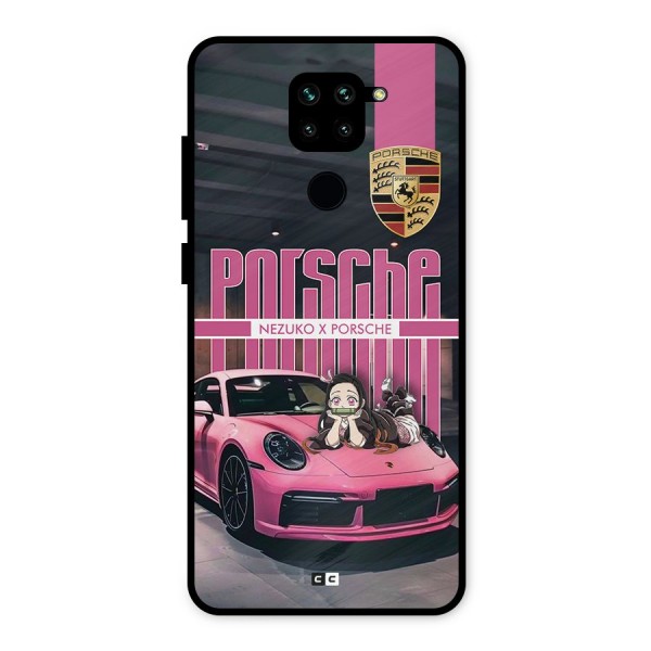 Bubble Race Car Metal Back Case for Redmi Note 9