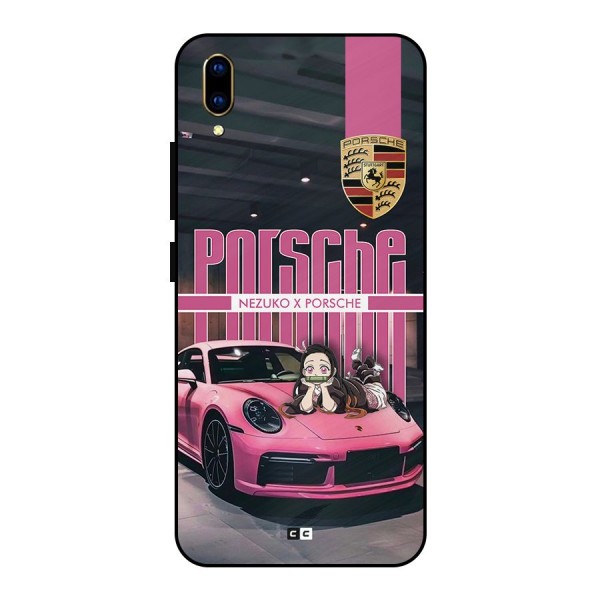 Bubble Race Car Metal Back Case for Vivo V11 Pro