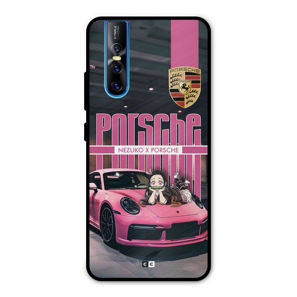 Bubble Race Car Metal Back Case for Vivo V15 Pro