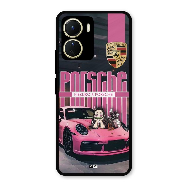 Bubble Race Car Metal Back Case for Vivo Y56