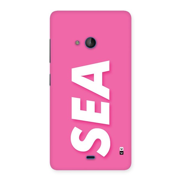 Bubble Sea Back Case for Lumia 540