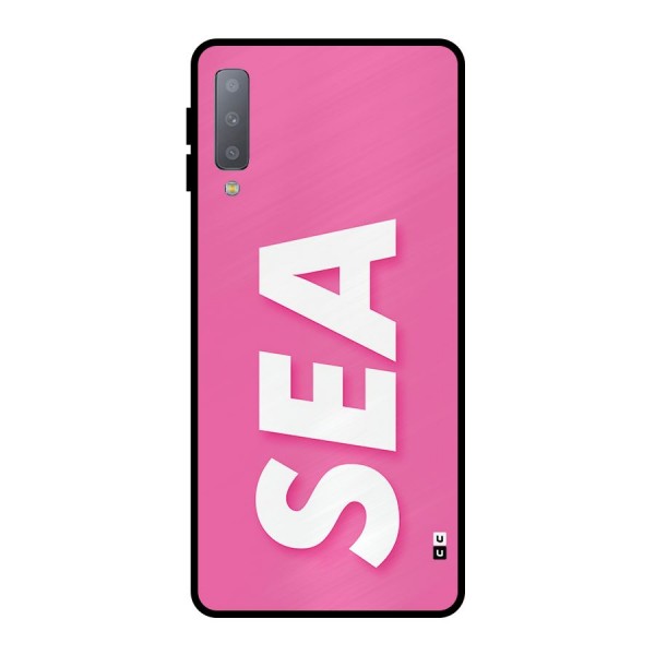 Bubble Sea Metal Back Case for Galaxy A7 (2018)