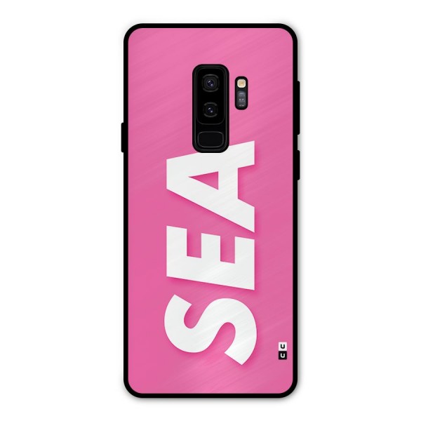 Bubble Sea Metal Back Case for Galaxy S9 Plus