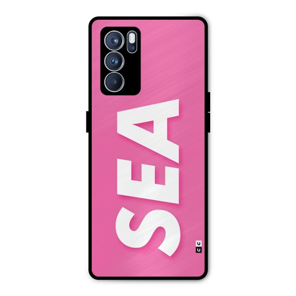 Bubble Sea Metal Back Case for Oppo Reno6 Pro 5G