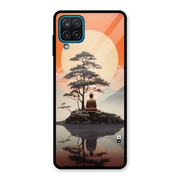 Buddha Nature Glass Back Case for Galaxy A12