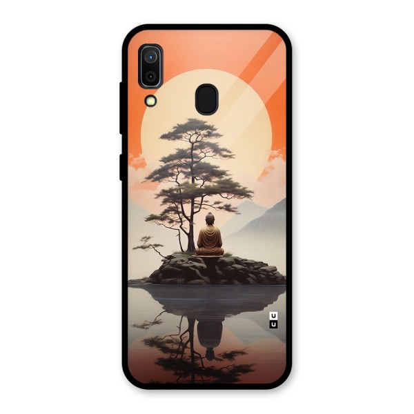 Buddha Nature Glass Back Case for Galaxy A30