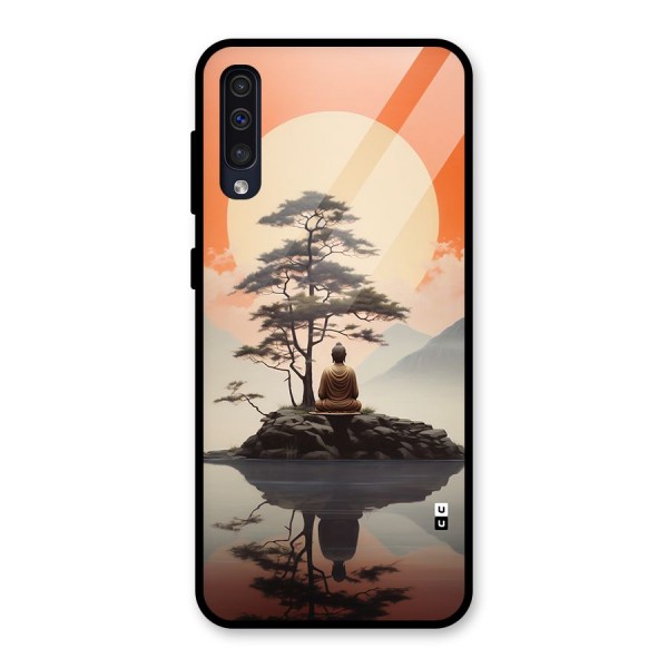 Buddha Nature Glass Back Case for Galaxy A50