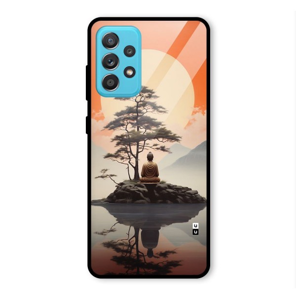 Buddha Nature Glass Back Case for Galaxy A52s 5G