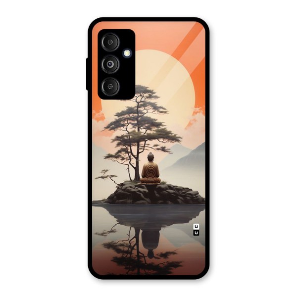 Buddha Nature Glass Back Case for Galaxy M14 5G