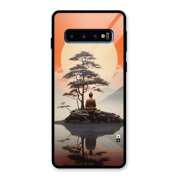 Buddha Nature Glass Back Case for Galaxy S10