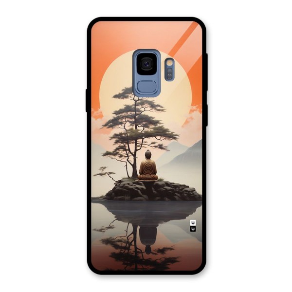 Buddha Nature Glass Back Case for Galaxy S9