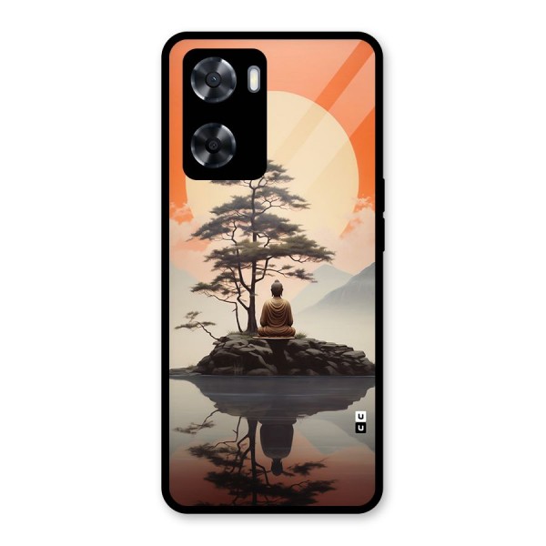 Buddha Nature Glass Back Case for Oppo A57 2022