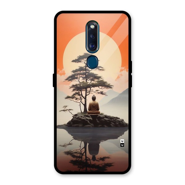 Buddha Nature Glass Back Case for Oppo F11 Pro