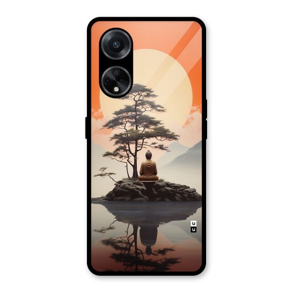 Buddha Nature Glass Back Case for Oppo F23