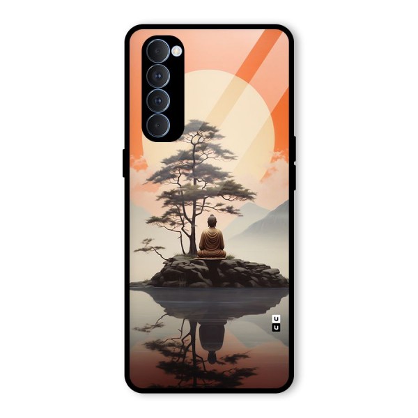 Buddha Nature Glass Back Case for Oppo Reno4 Pro