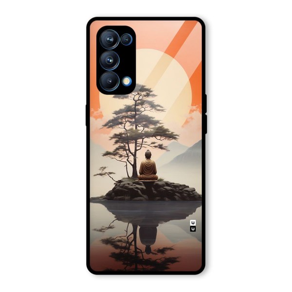 Buddha Nature Glass Back Case for Oppo Reno5 Pro 5G