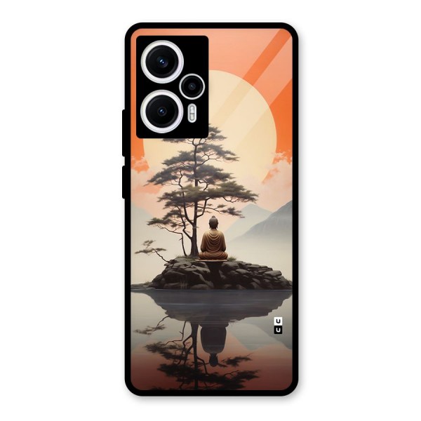 Buddha Nature Glass Back Case for Poco F5