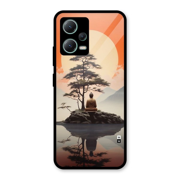 Buddha Nature Glass Back Case for Poco X5