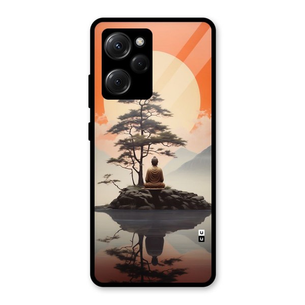 Buddha Nature Glass Back Case for Poco X5 Pro