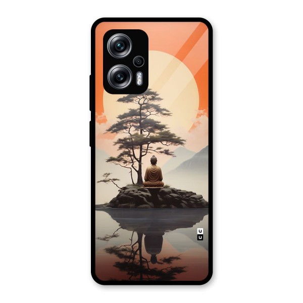 Buddha Nature Glass Back Case for Redmi K50i