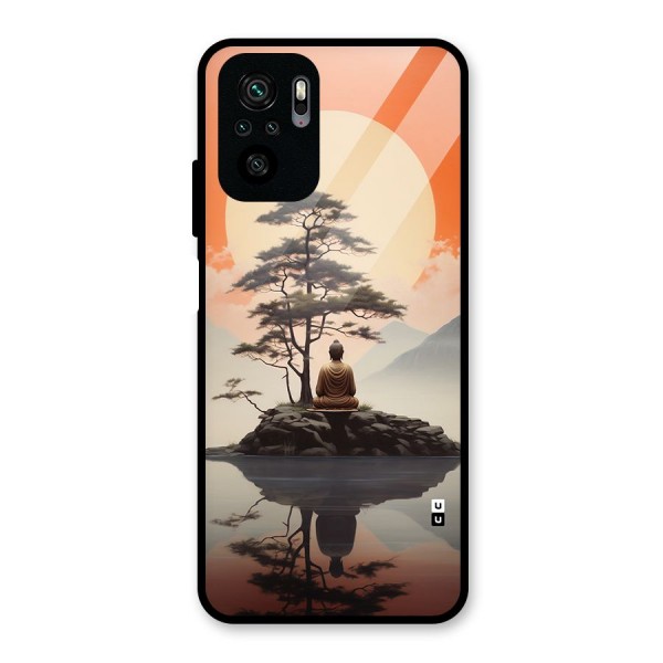 Buddha Nature Glass Back Case for Redmi Note 10