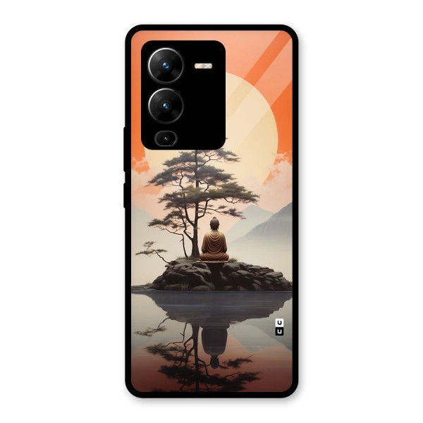 Buddha Nature Glass Back Case for Vivo V25 Pro