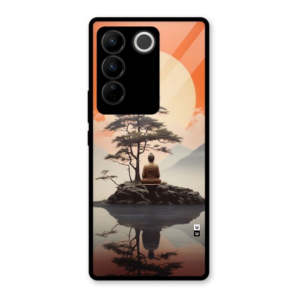 Buddha Nature Glass Back Case for Vivo V27 Pro