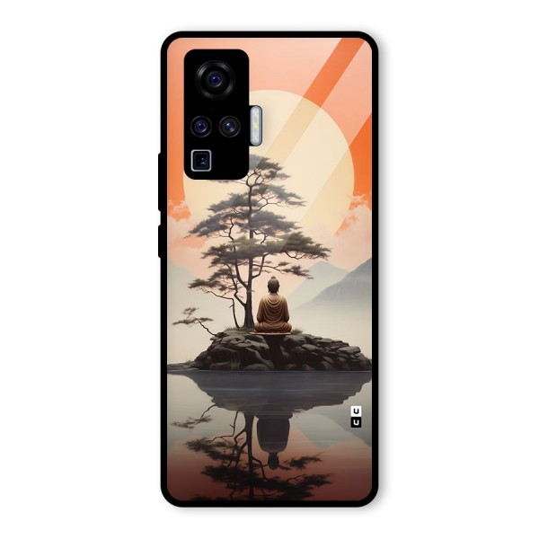 Buddha Nature Glass Back Case for Vivo X50 Pro