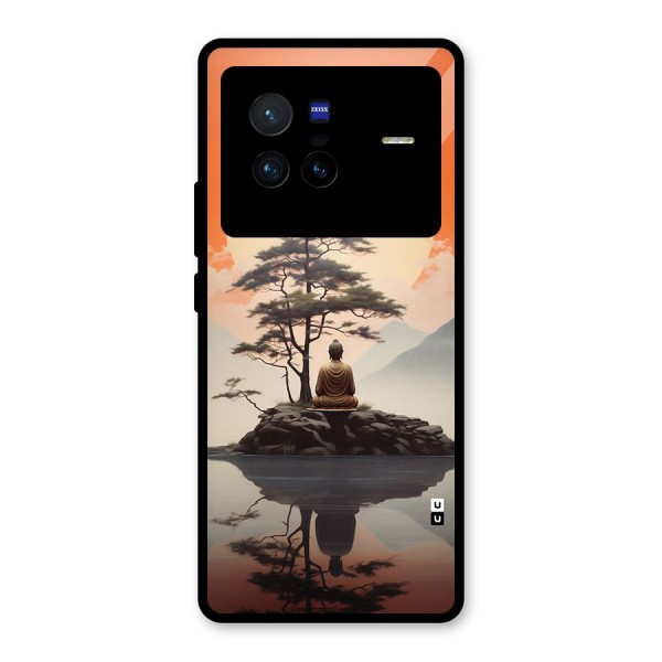 Buddha Nature Glass Back Case for Vivo X80