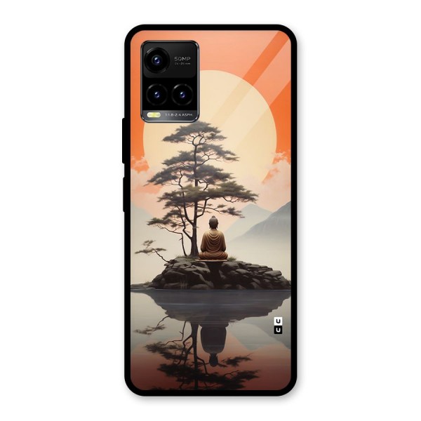 Buddha Nature Glass Back Case for Vivo Y21T
