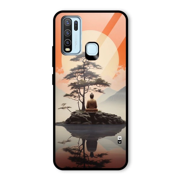 Buddha Nature Glass Back Case for Vivo Y30