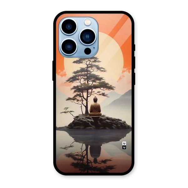 Buddha Nature Glass Back Case for iPhone 13 Pro