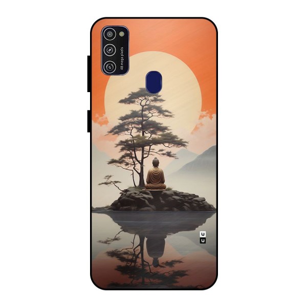 Buddha Nature Metal Back Case for Galaxy M21